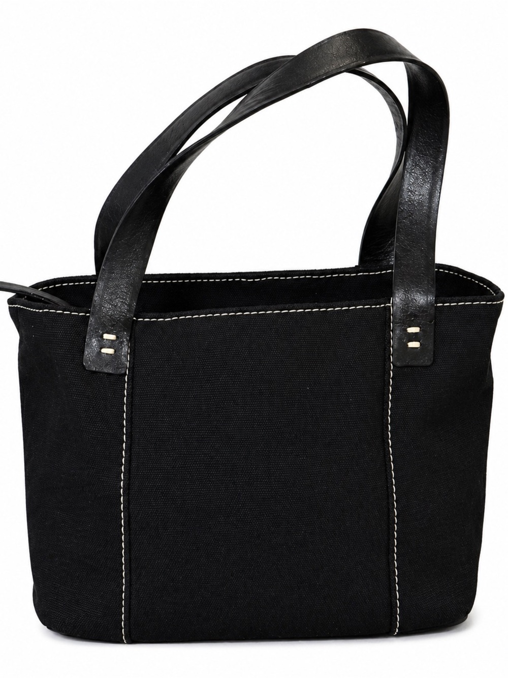 Banana Republic • Small Black Canvas Purse